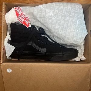 VANS Black Hightop Sneakers